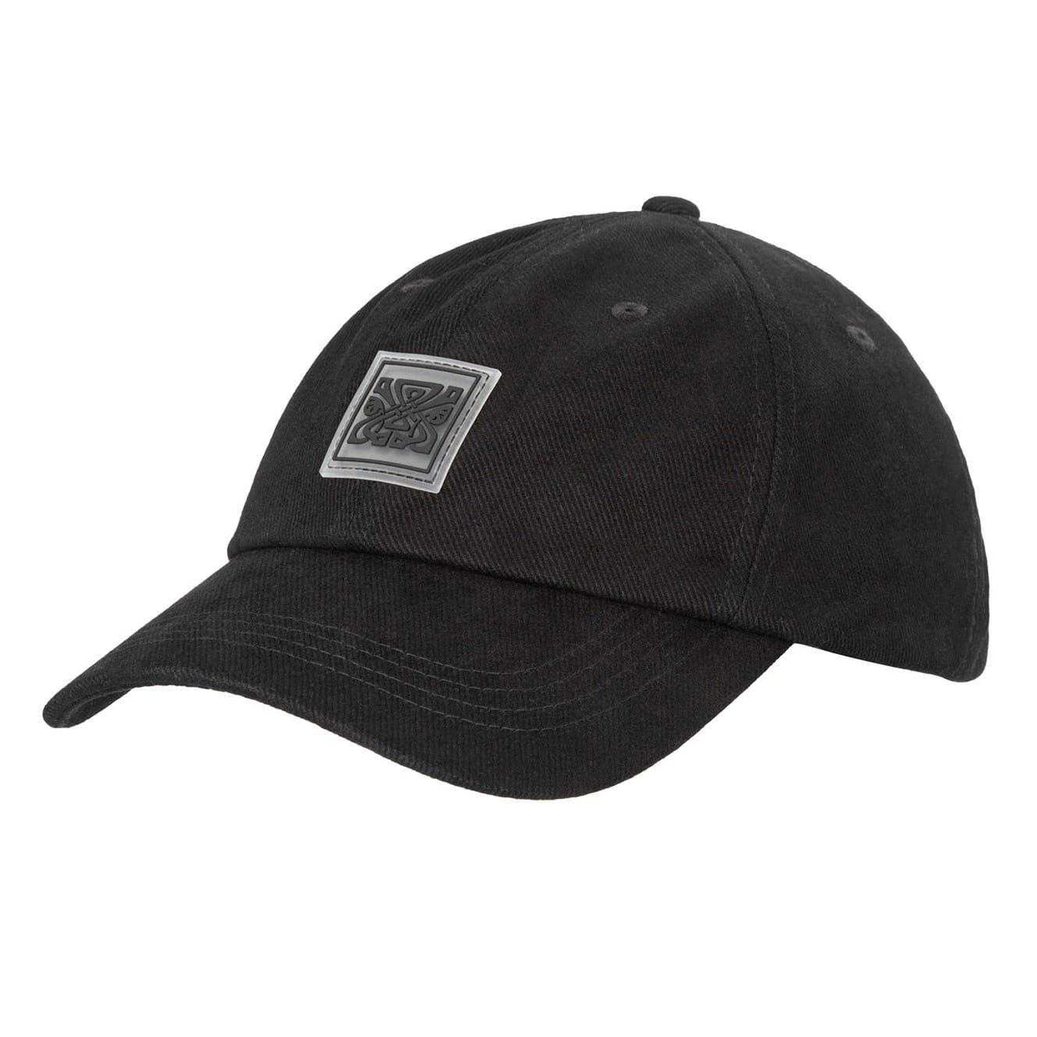 Black - Back - Biba Womens-Ladies Logo Cotton Baseball Cap