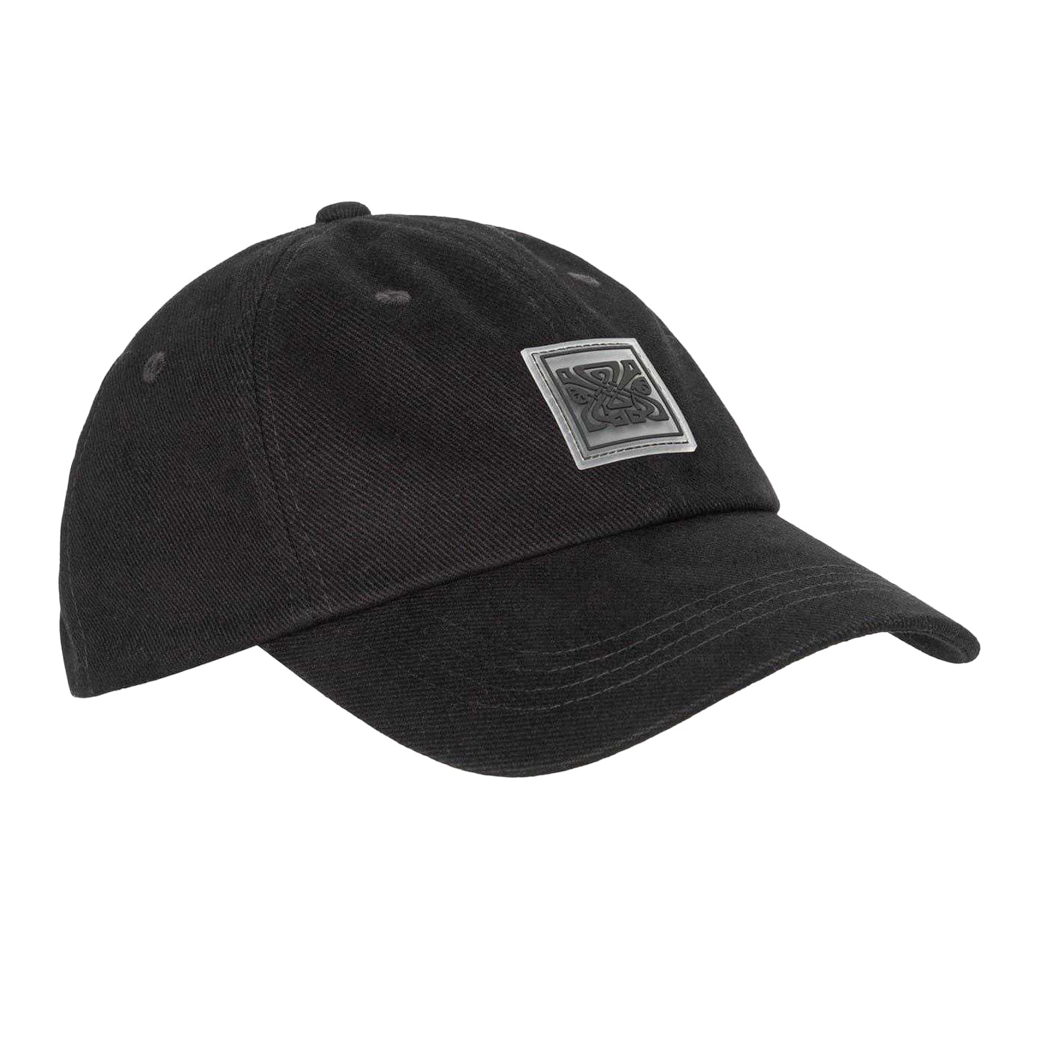Black - Side - Biba Womens-Ladies Logo Cotton Baseball Cap