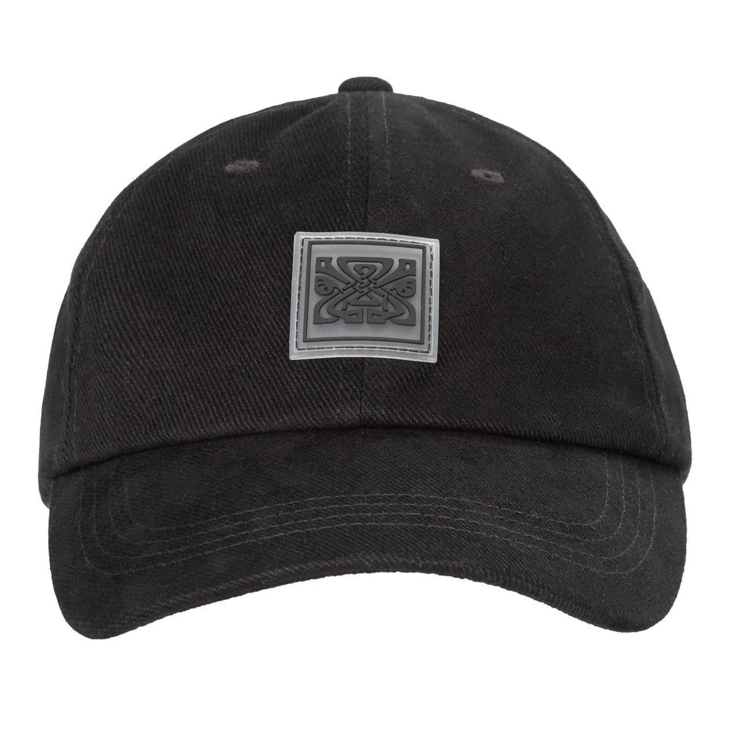 Black - Front - Biba Womens-Ladies Logo Cotton Baseball Cap
