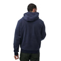 Navy - Back - Berghaus Mens Prism Polartech Full Zip Hoodie