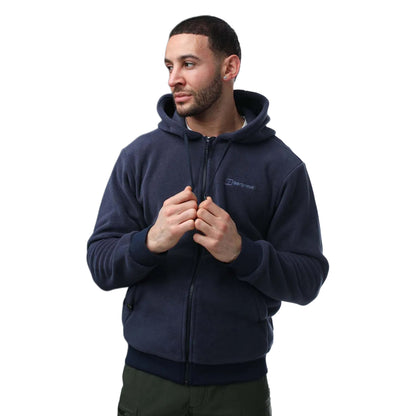 Navy - Lifestyle - Berghaus Mens Prism Polartech Full Zip Hoodie