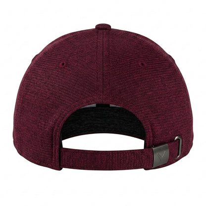 Red-Black - Back - Callaway Mens Logo Polyester Golf Cap