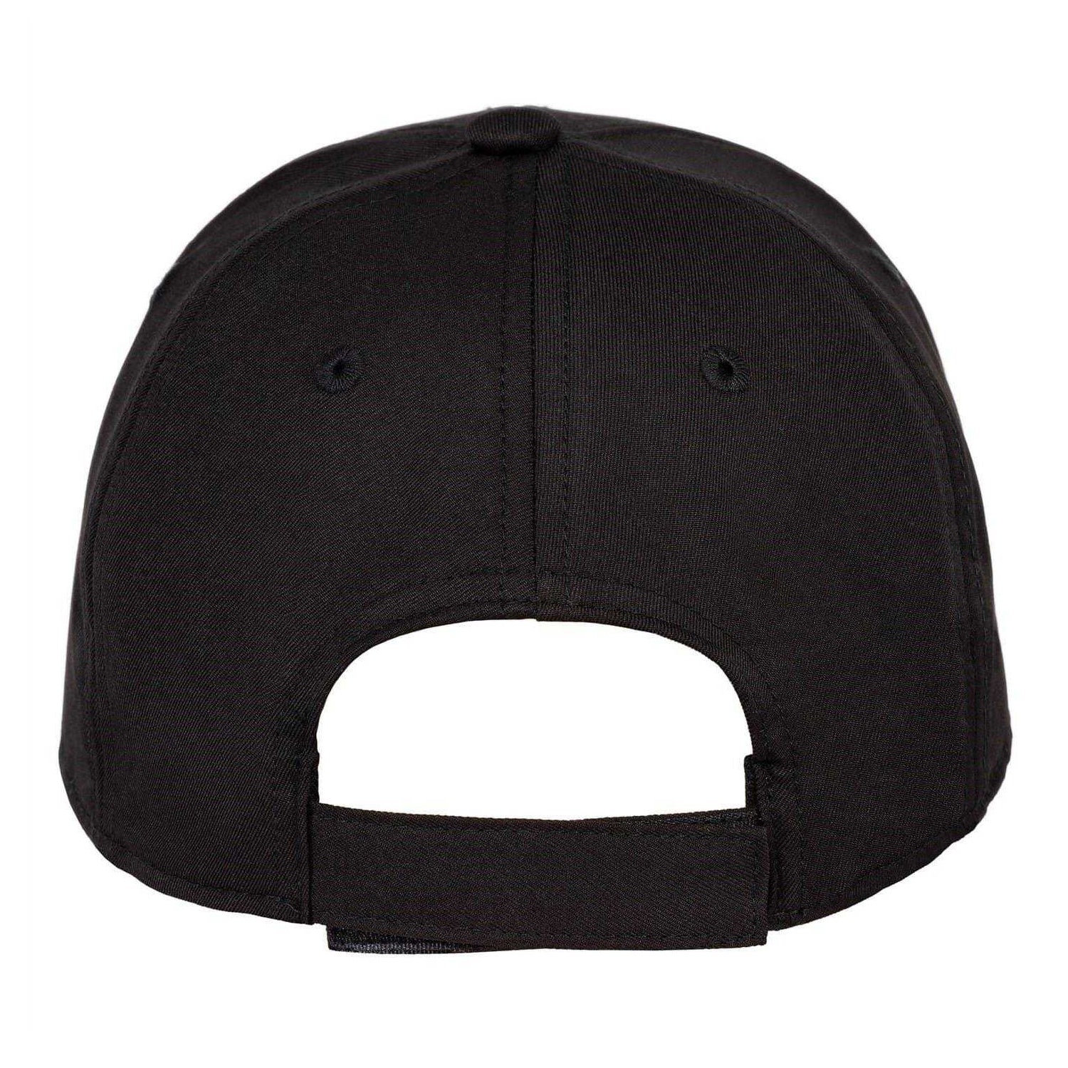 Black - Back - Slazenger Mens Logo Polyester Baseball Cap