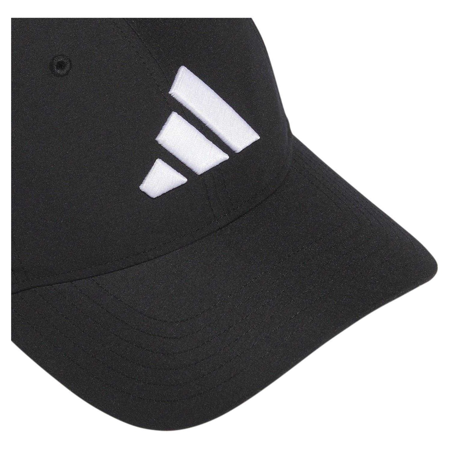 Black - Side - Adidas Mens Performance Embroidered Logo Baseball Cap