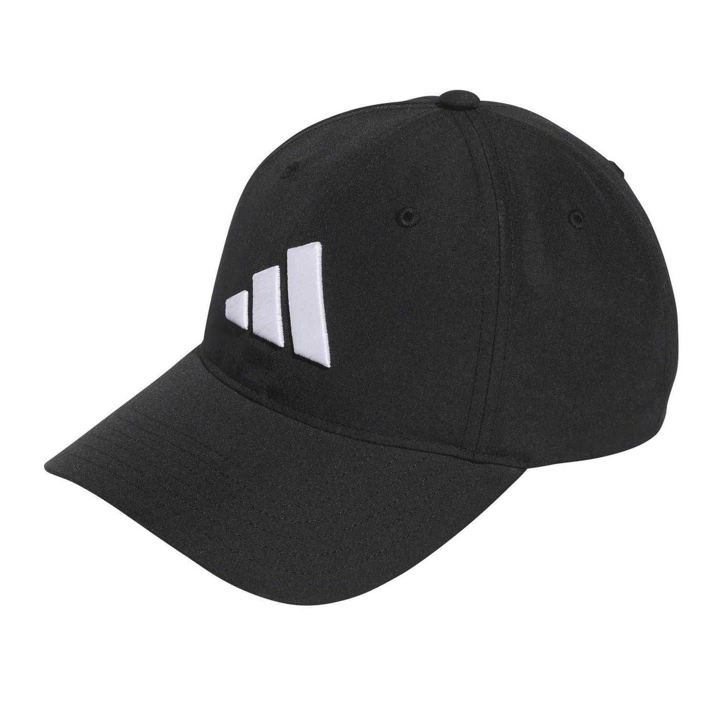 Black - Front - Adidas Mens Performance Embroidered Logo Baseball Cap