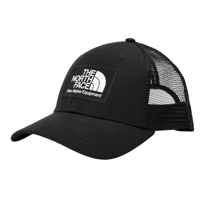 Black - Front - The North Face Unisex Adult Mudder Cotton Trucker Cap
