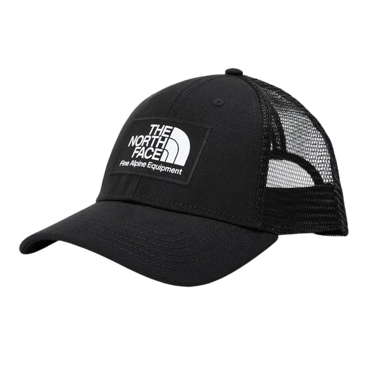 Black - Front - The North Face Unisex Adult Mudder Cotton Trucker Cap