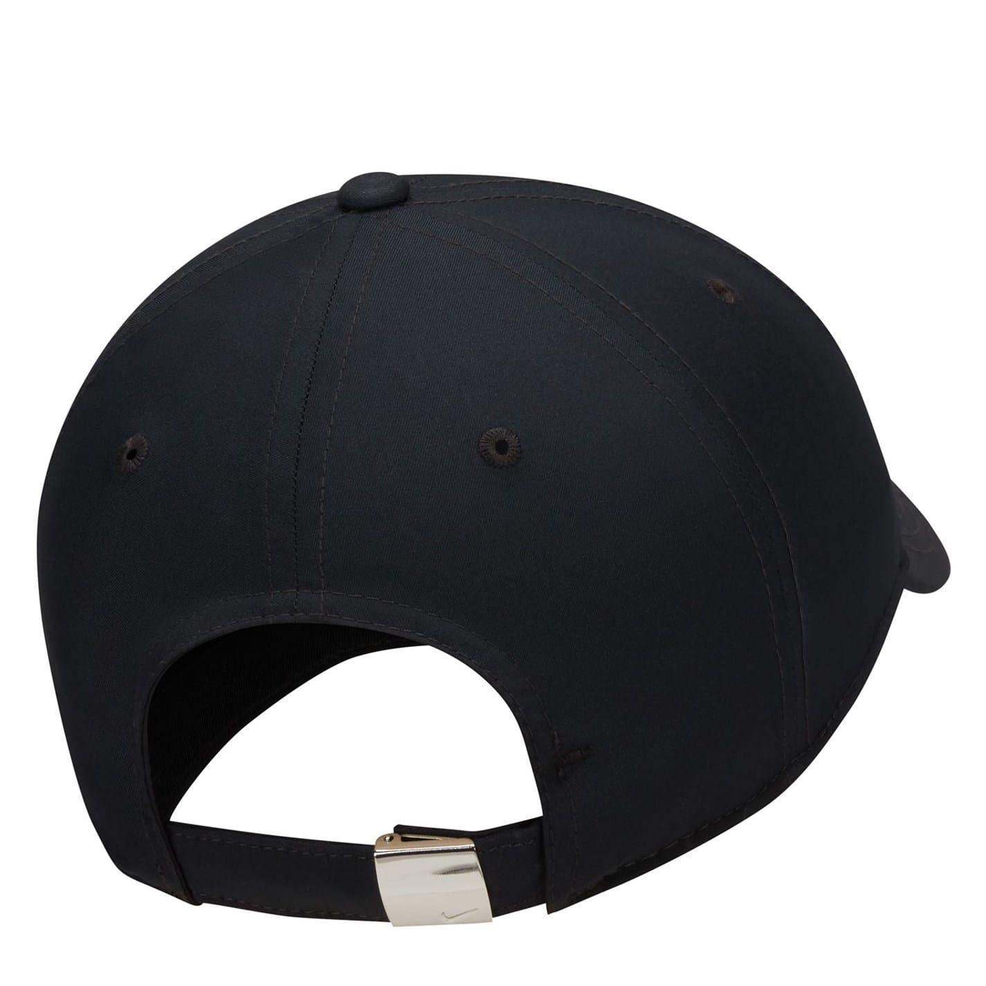 Black - Back - Nike Swoosh Polyester Baseball Cap