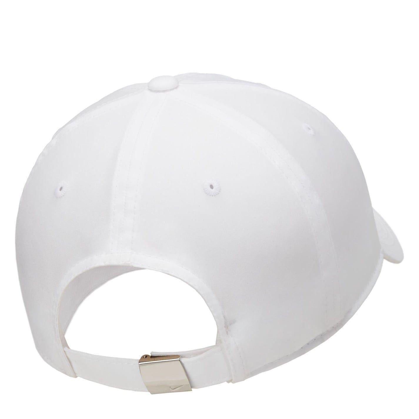 White - Back - Nike Swoosh Polyester Baseball Cap