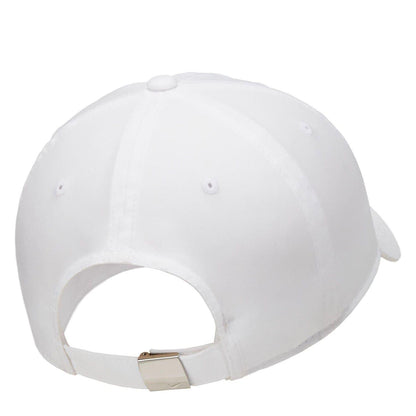 White - Back - Nike Swoosh Polyester Baseball Cap