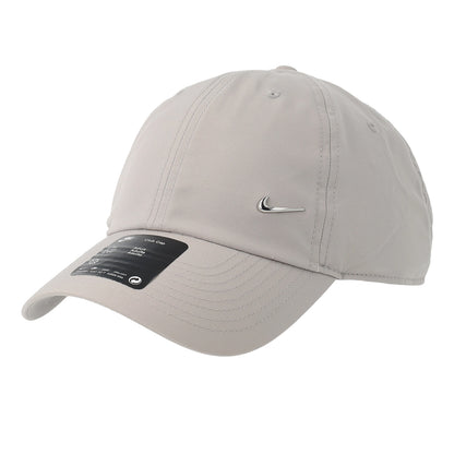 Grey-Silver - Front - Nike Swoosh Polyester Baseball Cap