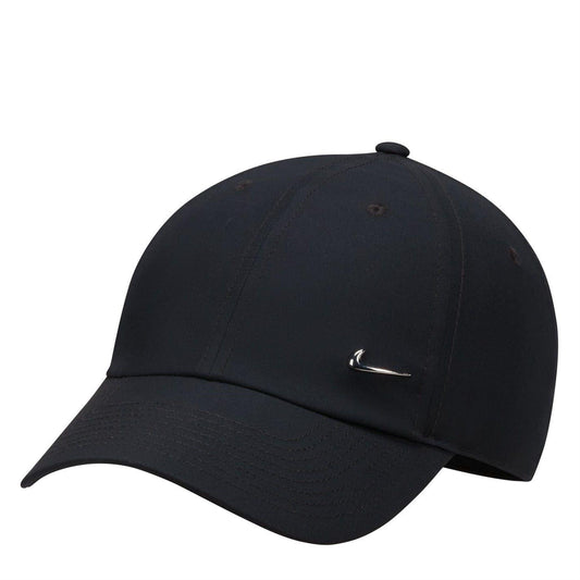 Black - Front - Nike Swoosh Polyester Baseball Cap