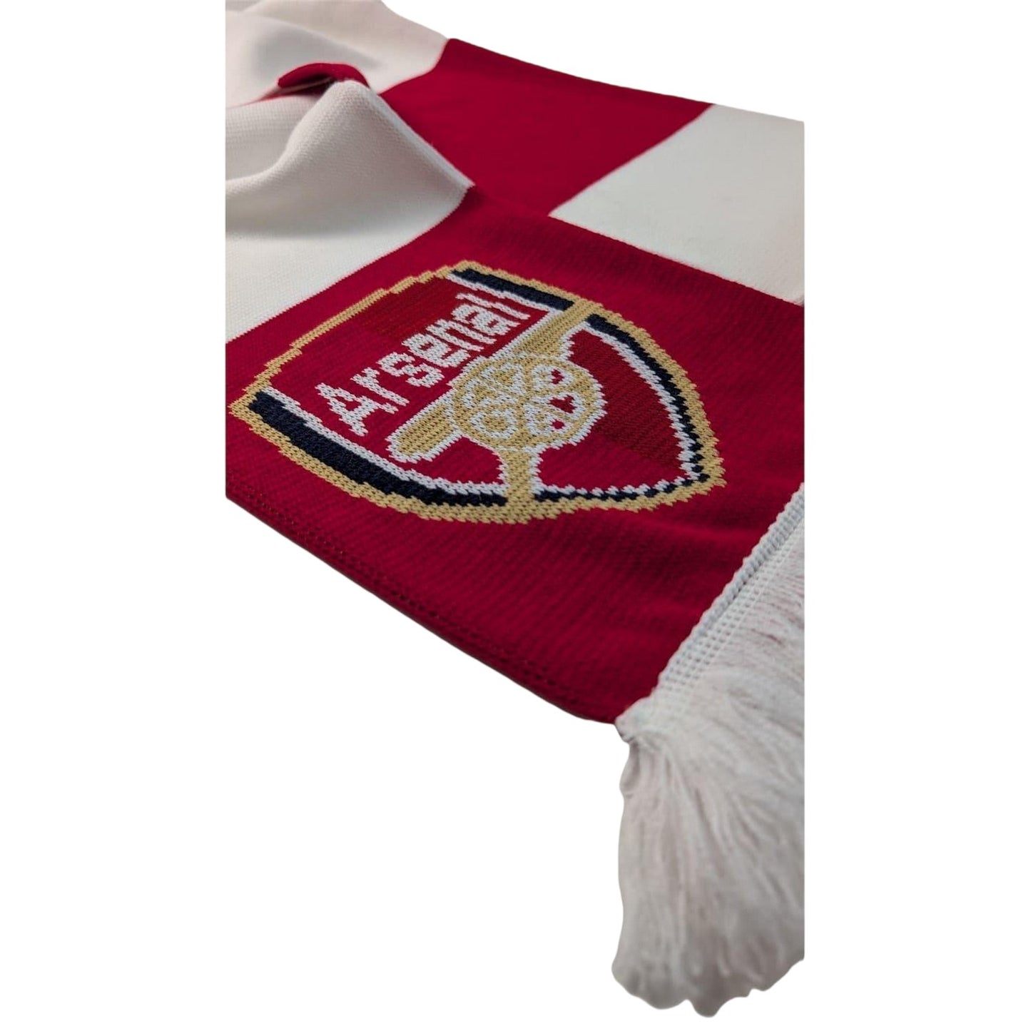 Claret Red - Lifestyle - Arsenal FC Unisex Adult Crest Acrylic Tassel Scarf