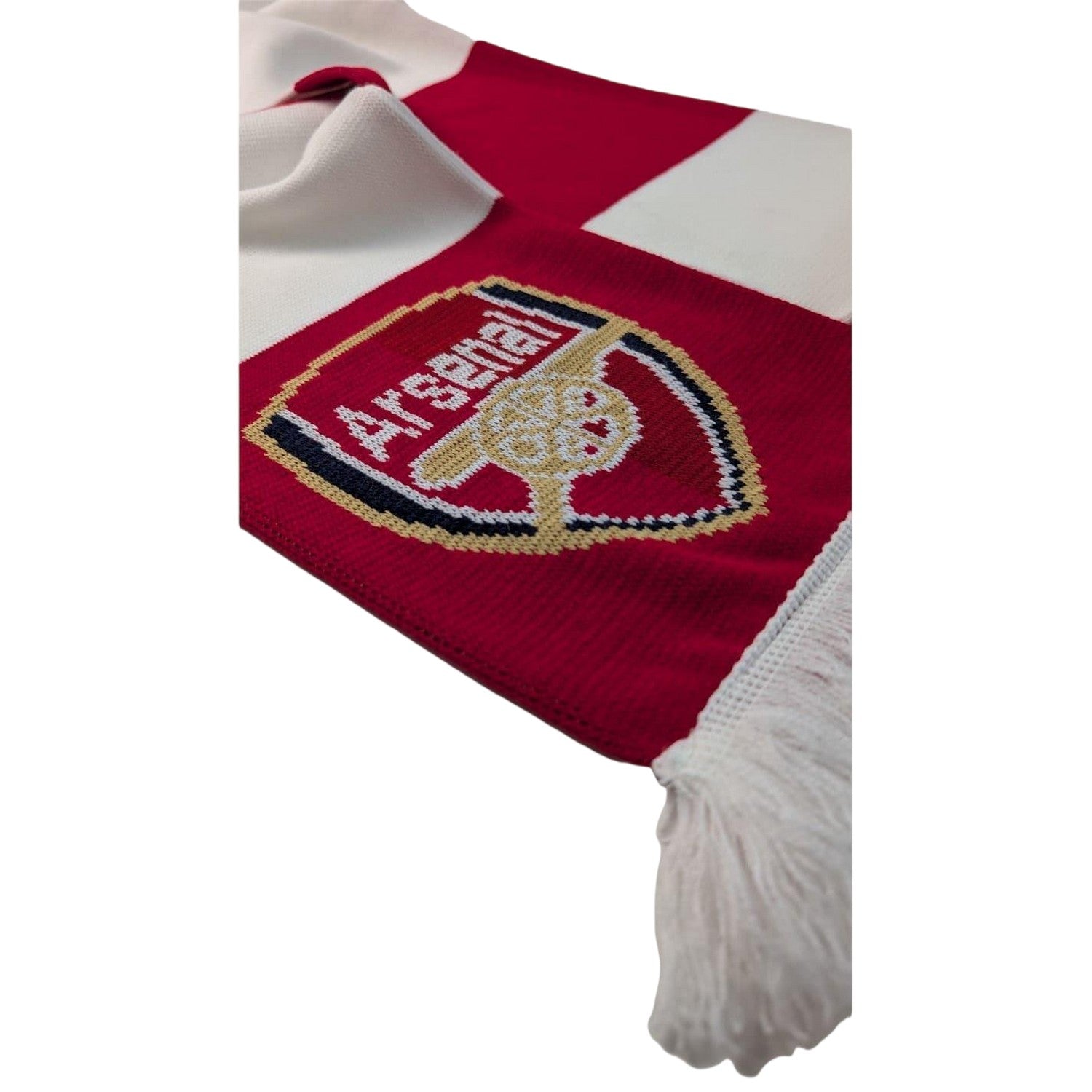 Claret Red - Lifestyle - Arsenal FC Unisex Adult Crest Acrylic Tassel Scarf