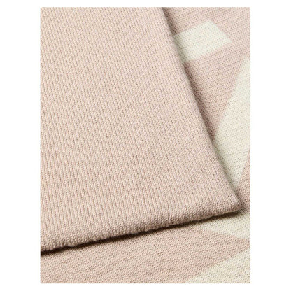 Beige - Side - Calvin Klein Unisex Adult Fine Knit Logo Scarf