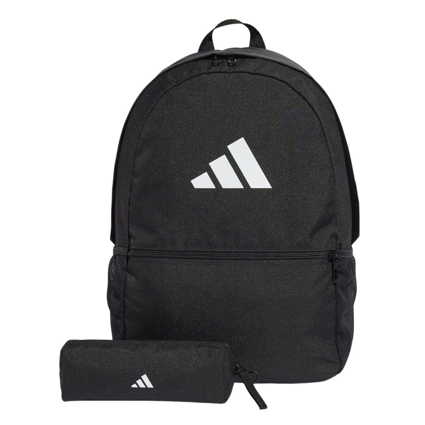 Black - Front - Adidas Classic Backpack & Pencil Case Set