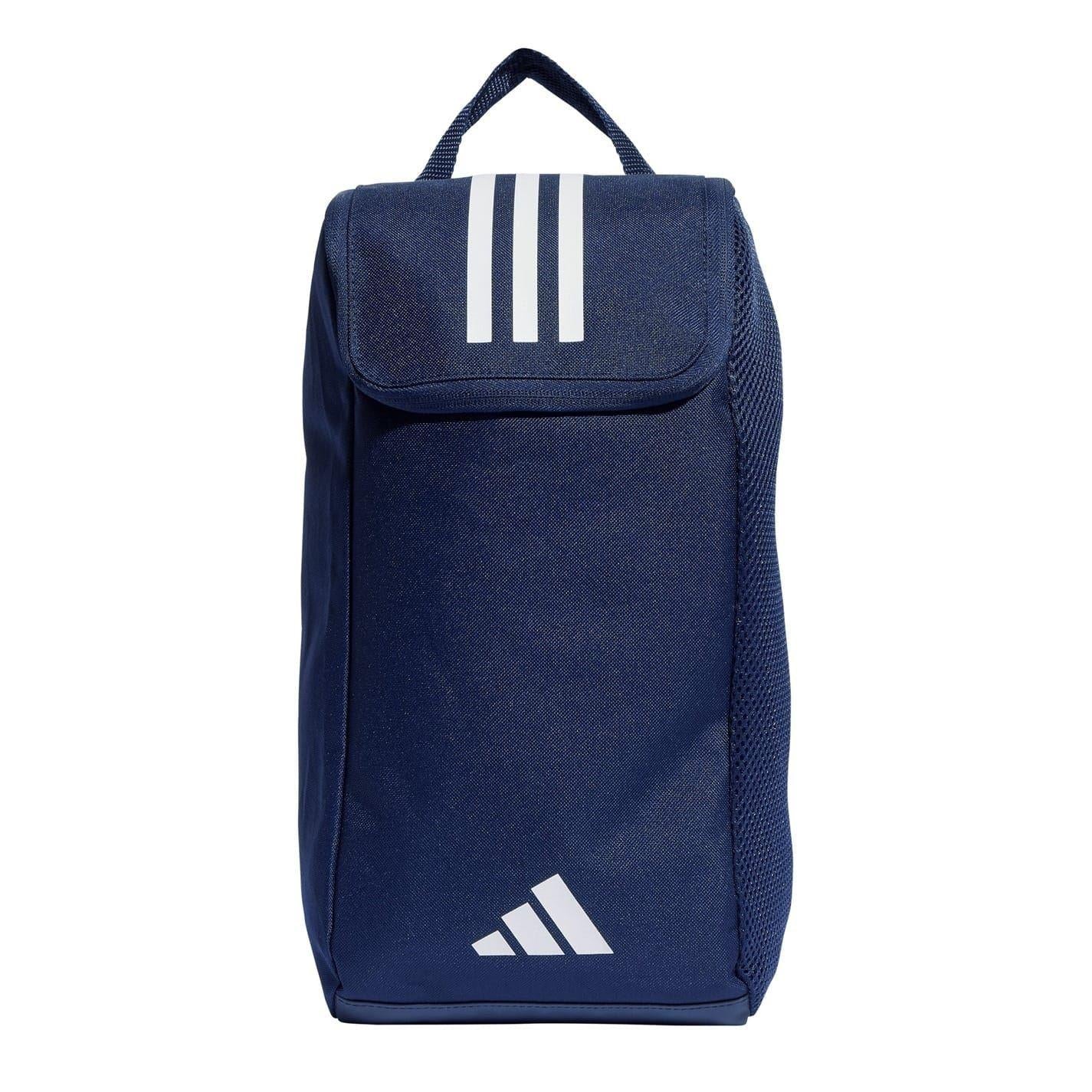 Navy Blue-White - Front - Adidas Tiro Football Shoe Bag