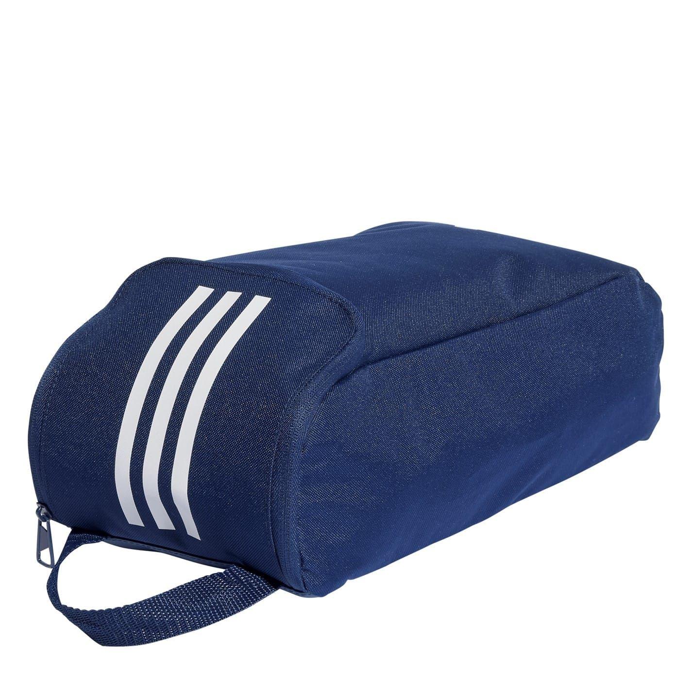 Navy Blue-White - Side - Adidas Tiro Football Shoe Bag