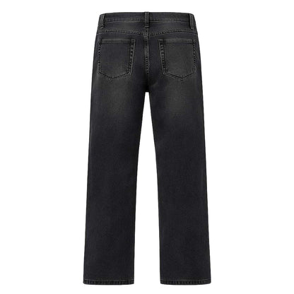 Black Wash - Back - Firetrap Mens Baggy Jeans