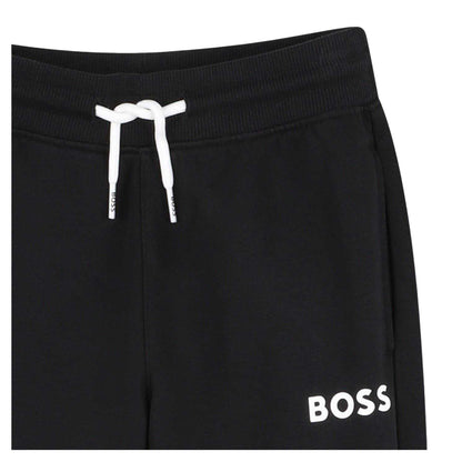 Black - Side - Boss Unisex Adult Jogger Slim Jogging Bottoms