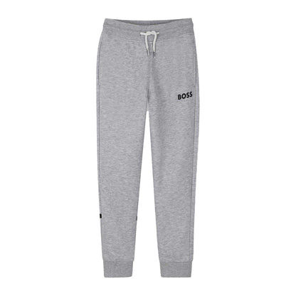 Grey - Front - Boss Unisex Adult Jogger Slim Jogging Bottoms