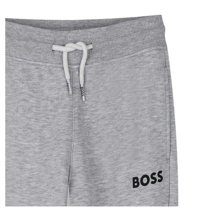Grey - Side - Boss Unisex Adult Jogger Slim Jogging Bottoms