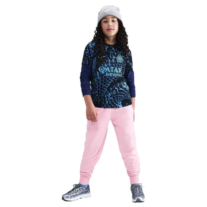 Soft Pink - Lifestyle - Nike Girls Cotton Blend Jogging Bottoms