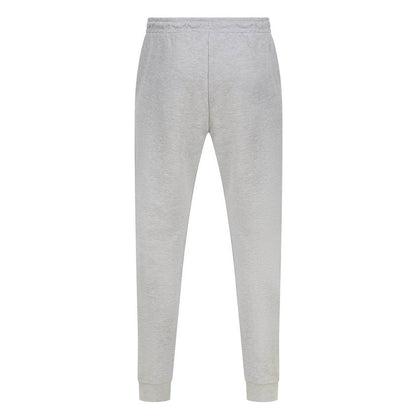 Light Grey - Back - Boss Mens Hadiko Cotton Blend Jogging Bottoms