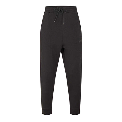 Black - Front - Boss Mens Hadiko Cotton Blend Jogging Bottoms