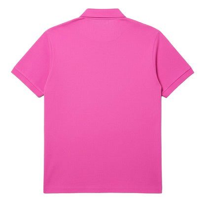 Pink - Back - Lacoste Mens L.12.12 Original Polo Shirt