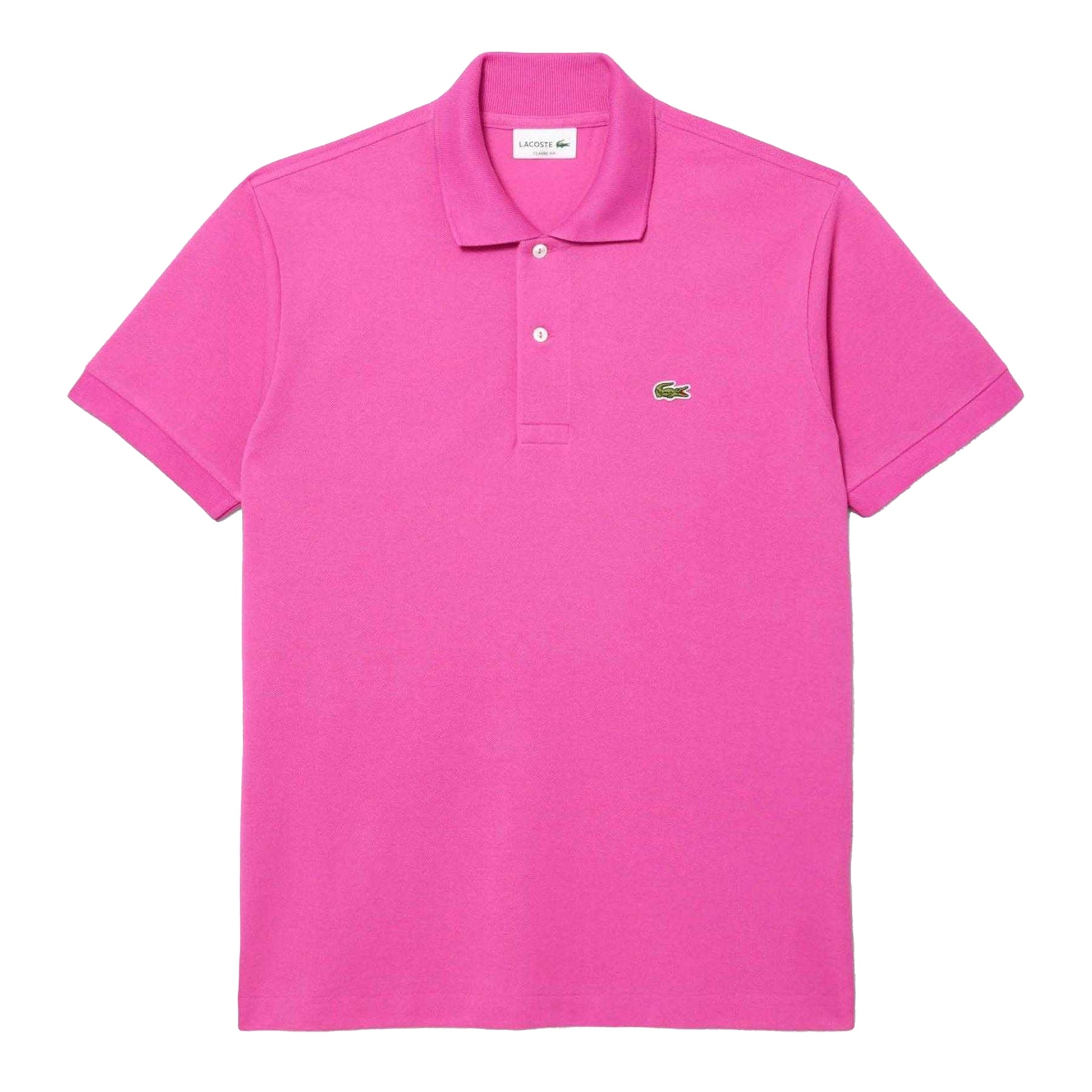 Pink - Front - Lacoste Mens L.12.12 Original Polo Shirt