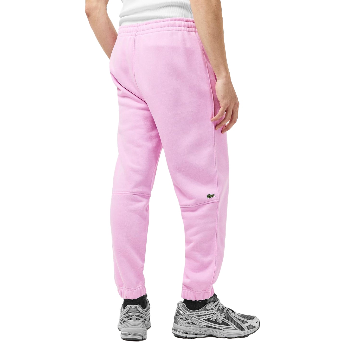 Pink - Lifestyle - Lacoste Womens-Ladies Cotton Blend Jogging Bottoms
