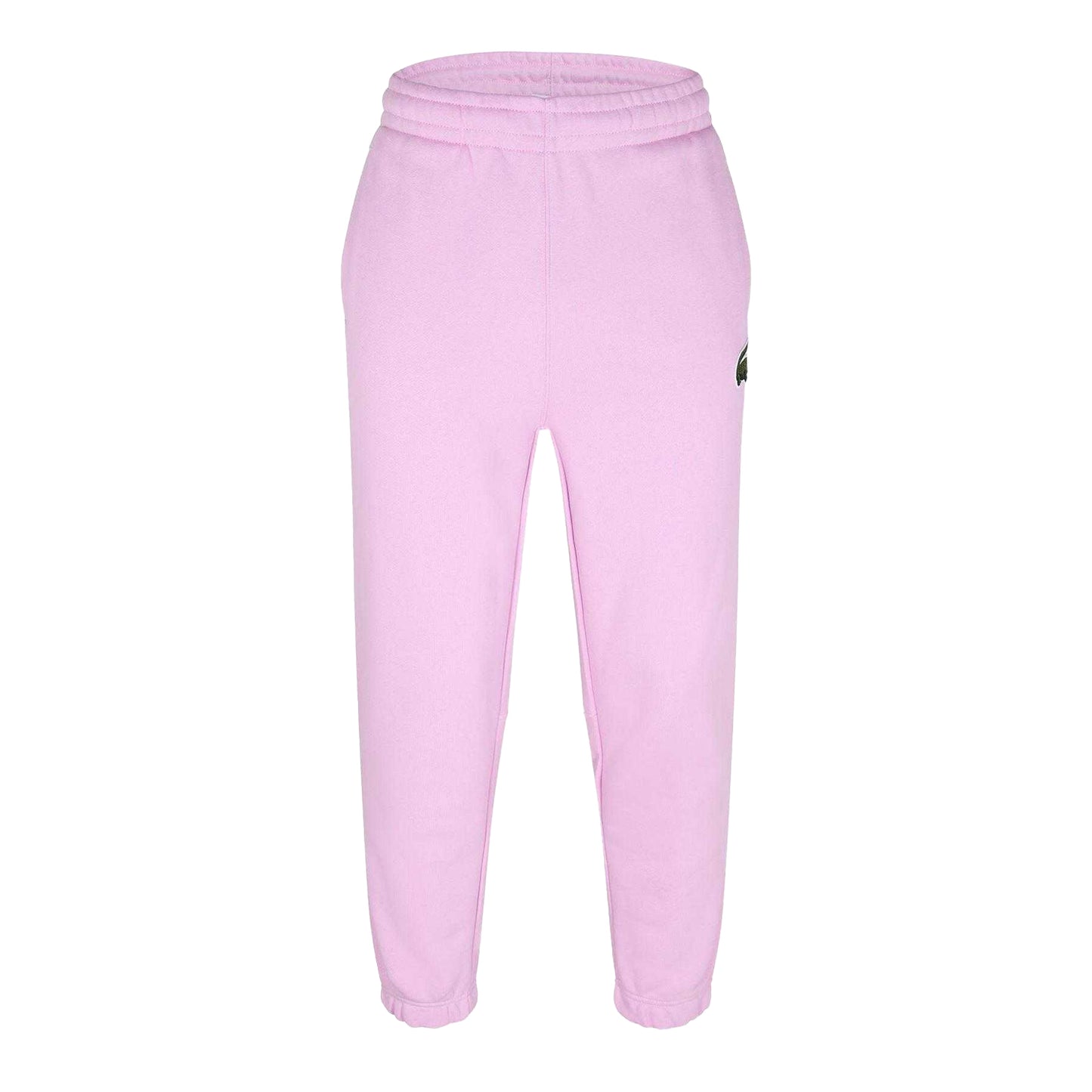 Pink - Front - Lacoste Womens-Ladies Cotton Blend Jogging Bottoms