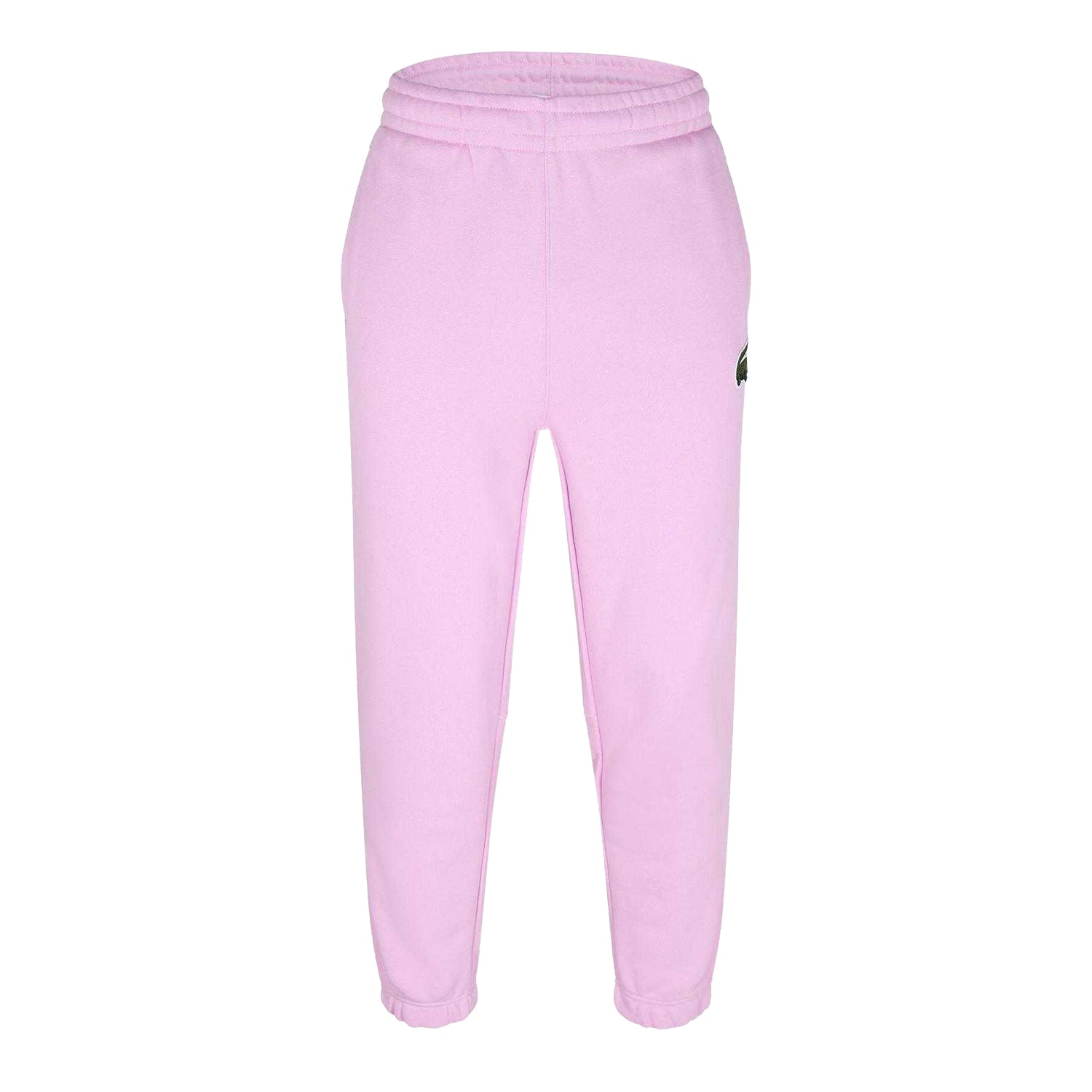 Pink - Front - Lacoste Womens-Ladies Cotton Blend Jogging Bottoms
