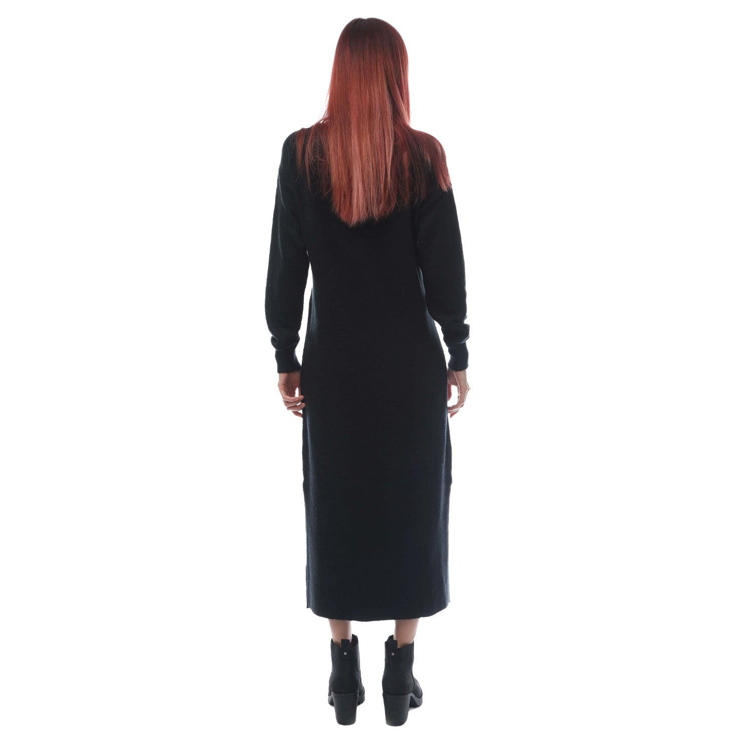Black - Back - Vero Moda Womens-Ladies Lefile Midi Dress