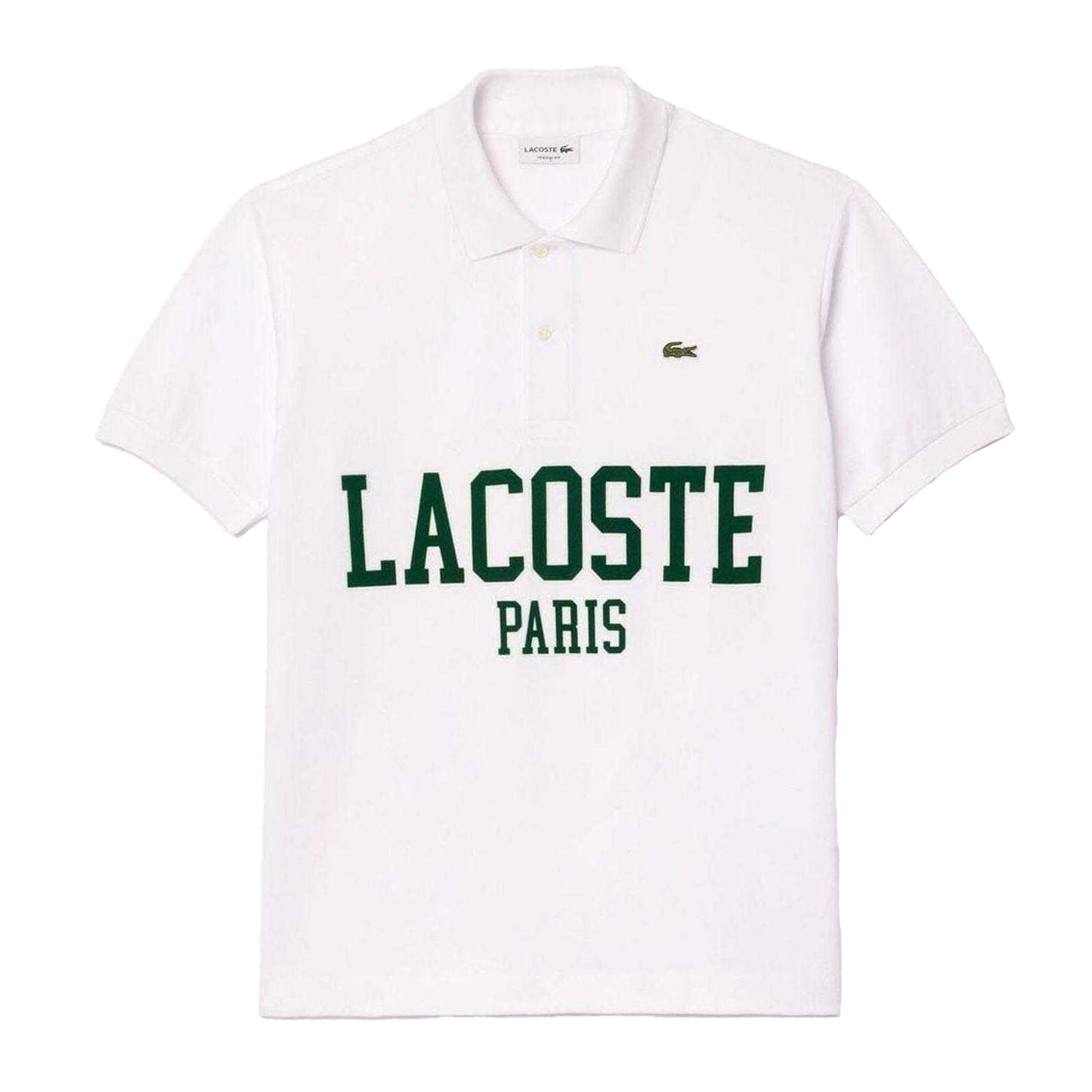White - Front - Lacoste Mens Original L.12.12 Classic Polo Shirt