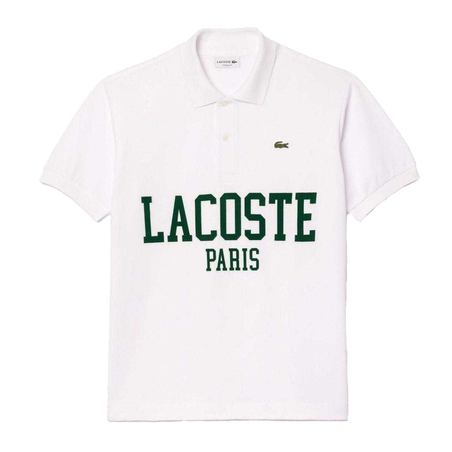 White - Front - Lacoste Mens Original L.12.12 Classic Polo Shirt