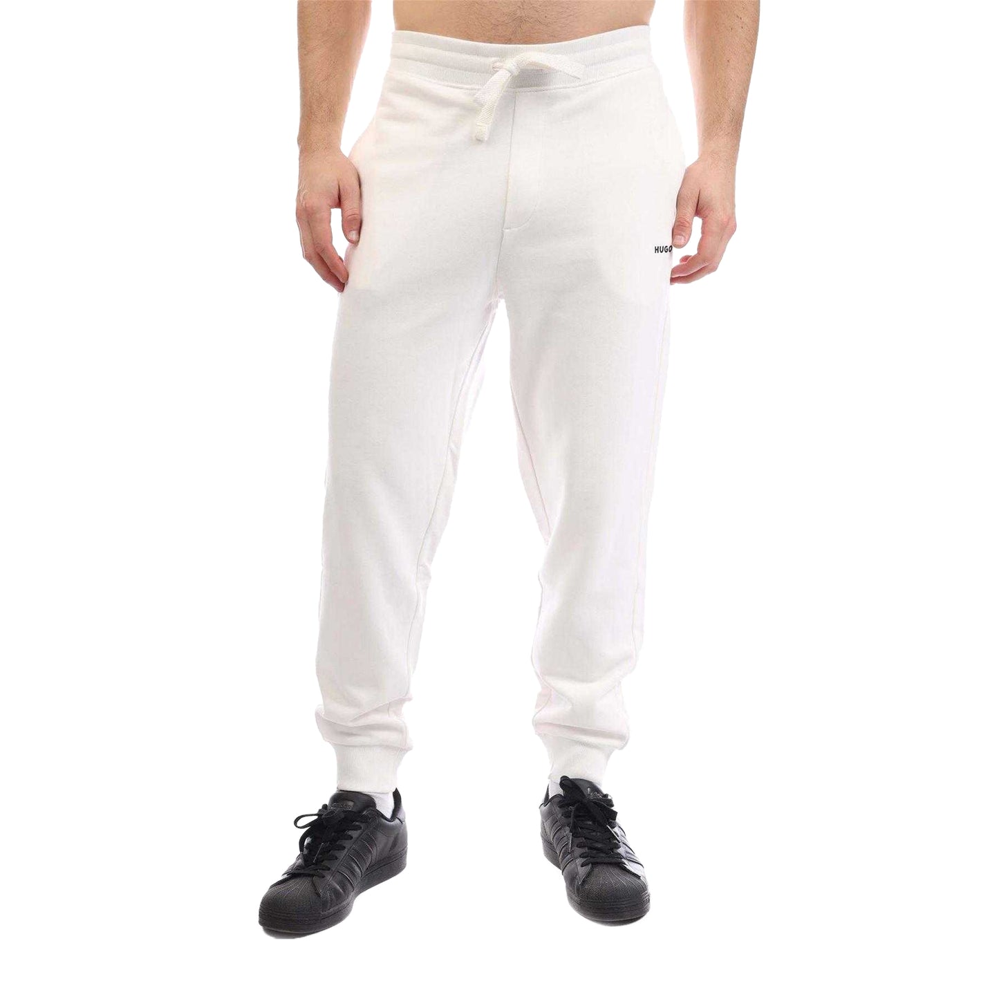 Natural - Lifestyle - Hugo Mens Dayote232 Cotton Tracksuit Bottoms