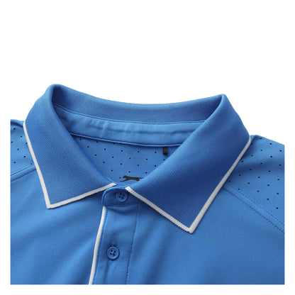 Blue - Lifestyle - Slazenger Mens Performance Regular Short-Sleeved Polo Shirt