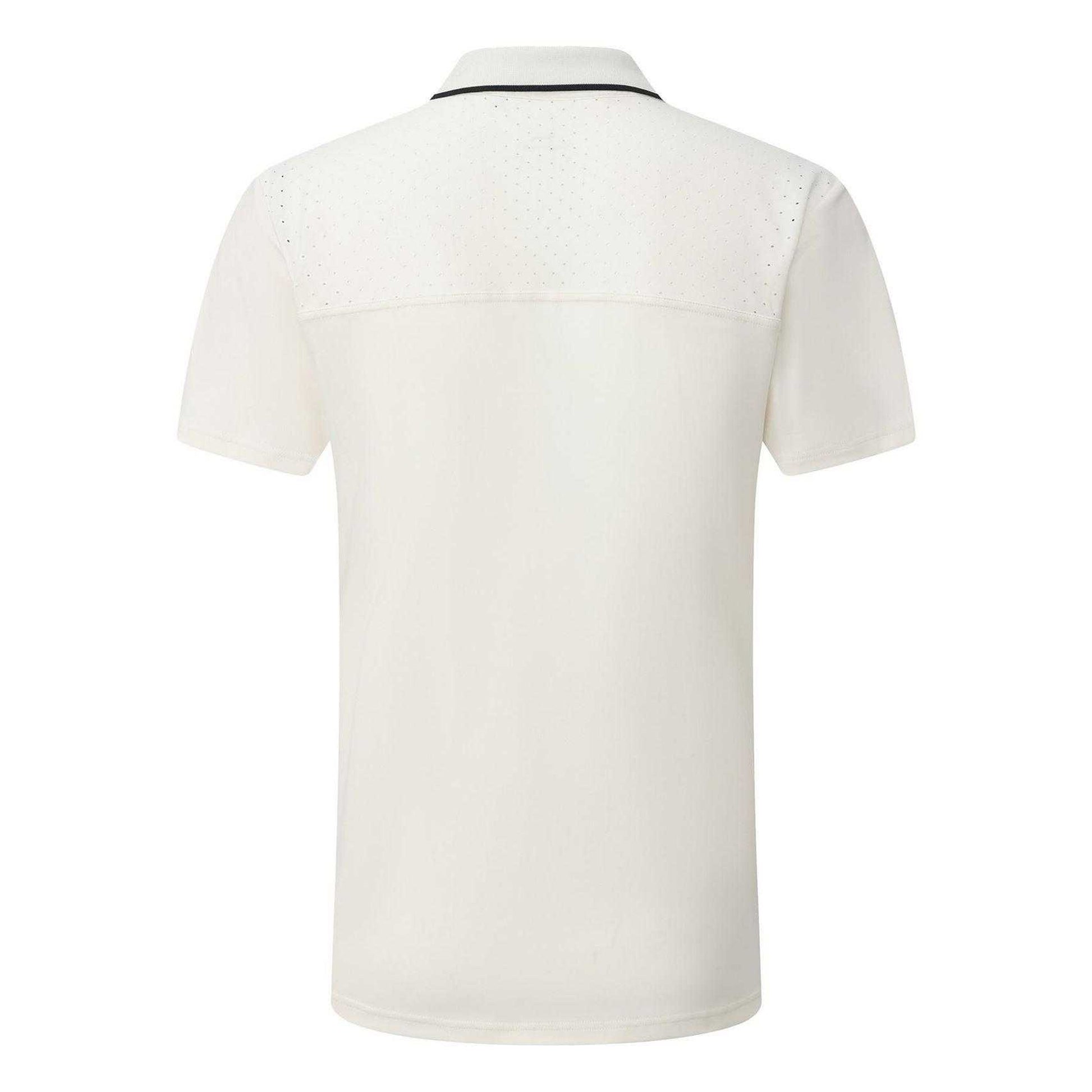 White - Back - Slazenger Mens Performance Regular Short-Sleeved Polo Shirt