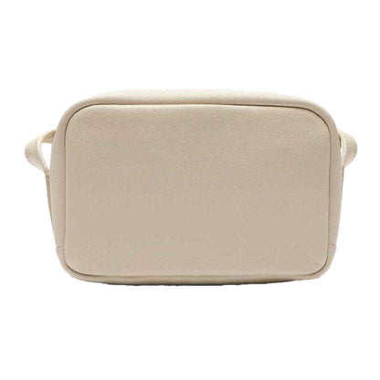 White - Back - Lacoste City Court Leather Shoulder Bag