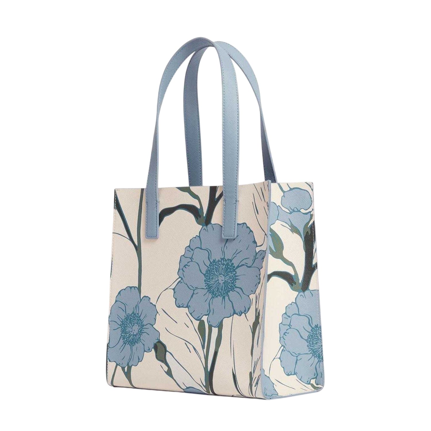 Light Blue - Back - Ted Baker Tyecon Floral Everyday Tote Bag