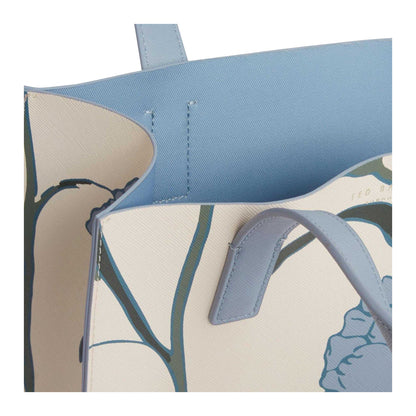 Light Blue - Side - Ted Baker Tyecon Floral Everyday Tote Bag