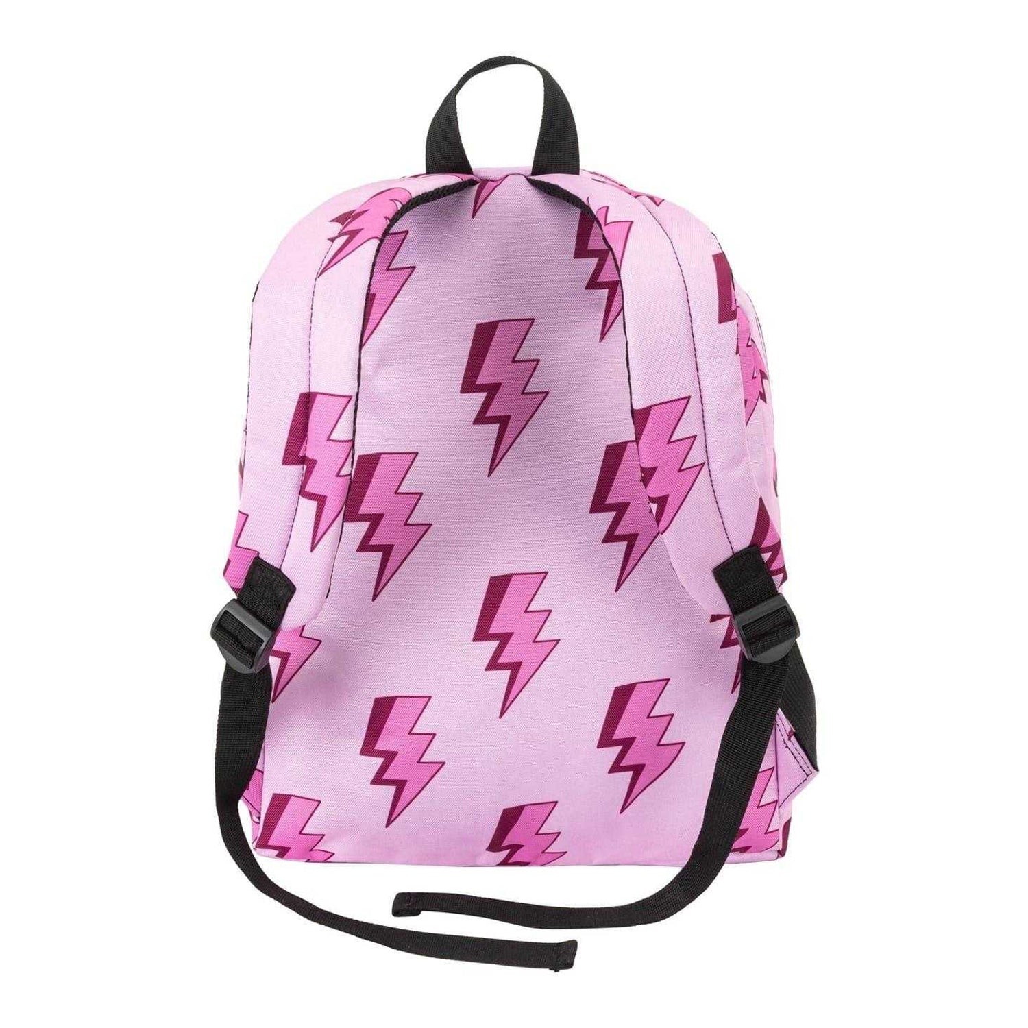Pink - Back - Hot Tuna Campus Lightning Bolt Backpack