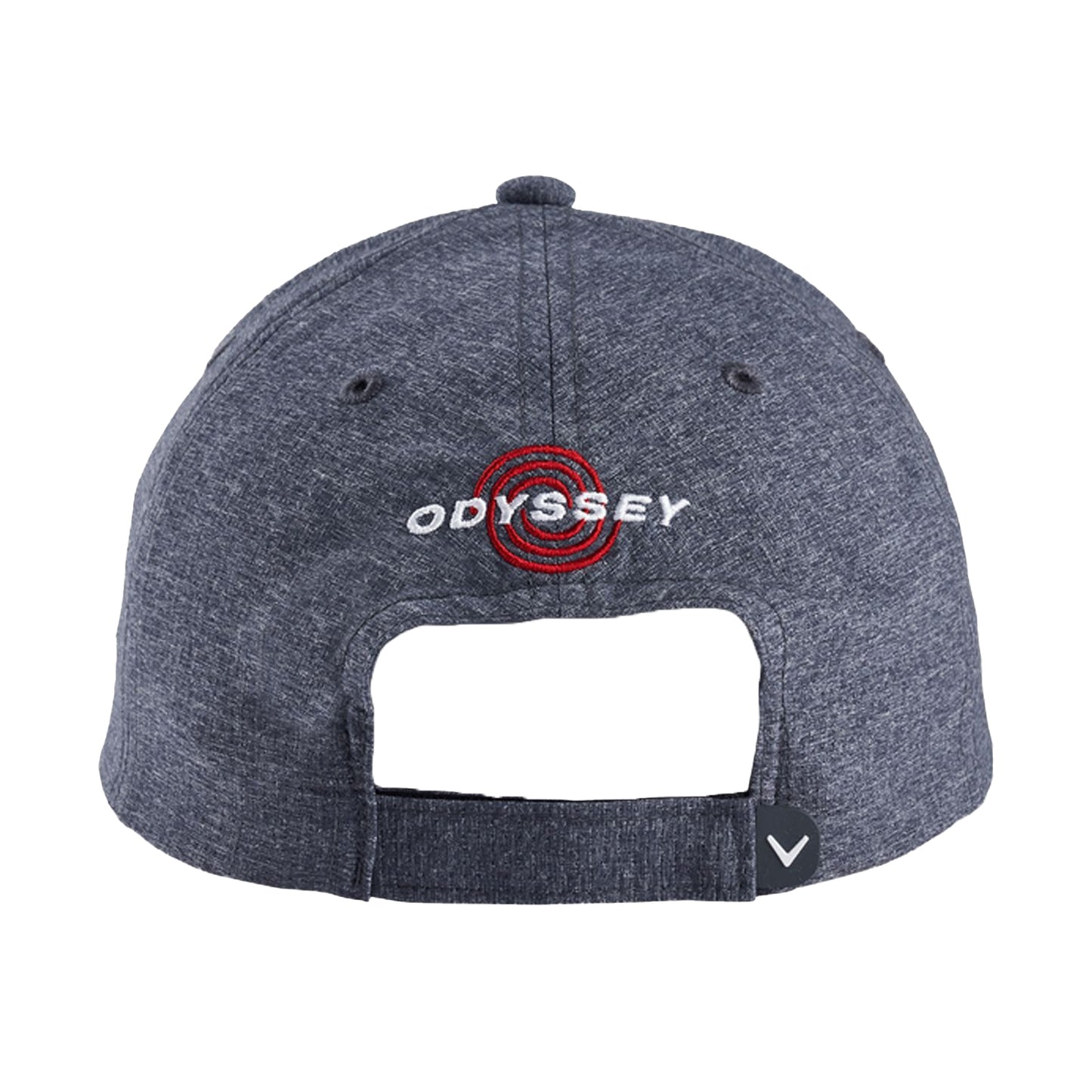 Charcoal-White - Back - Callaway Mens Performance Pro Logo Baseball Cap