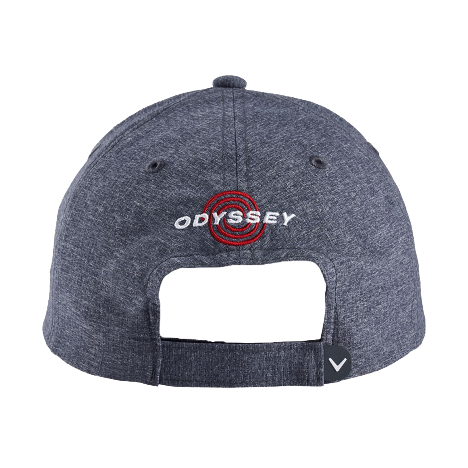 Charcoal-White - Back - Callaway Mens Performance Pro Logo Baseball Cap