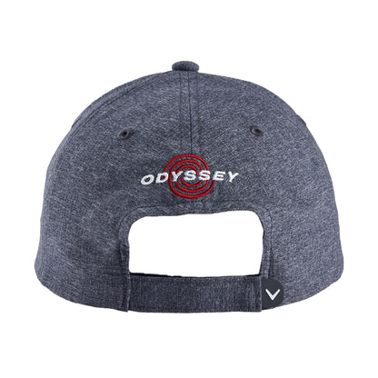 Charcoal-White - Back - Callaway Mens Performance Pro Logo Baseball Cap
