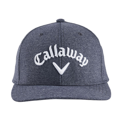 Charcoal-White - Pack Shot - Callaway Mens Performance Pro Logo Baseball Cap