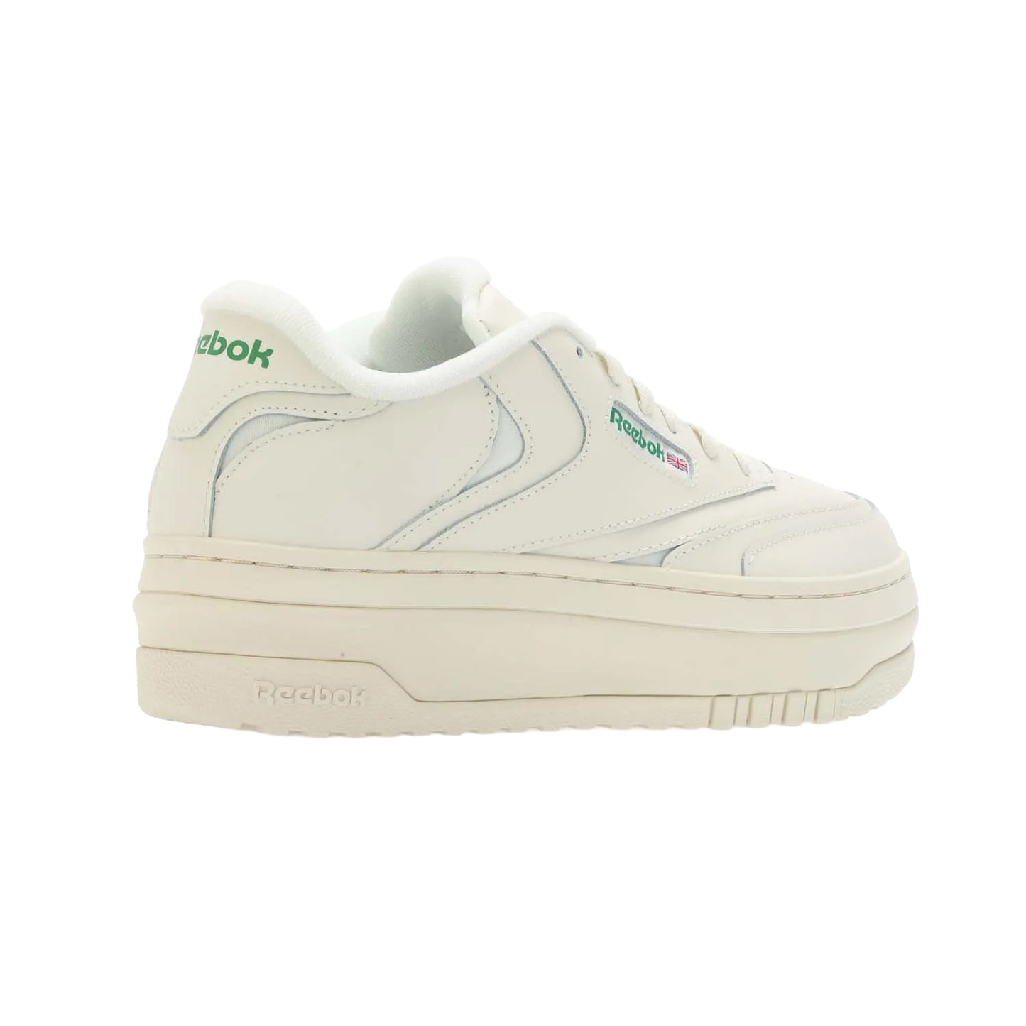 White - Back - Reebok Womens-Ladies Classics Club C Extra Leather Trainers