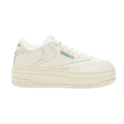 White - Side - Reebok Womens-Ladies Classics Club C Extra Leather Trainers